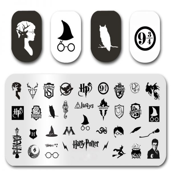 Harry Potter Stamping Plate Design 012