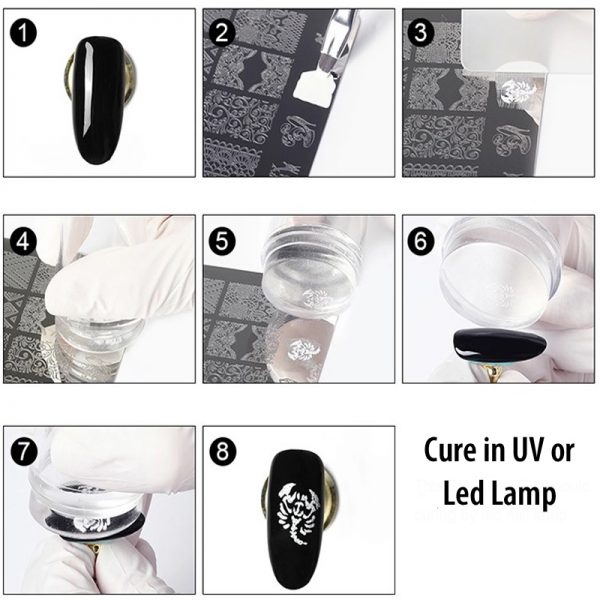 Nail Stamping Polish UV & Air Dry - Image 3