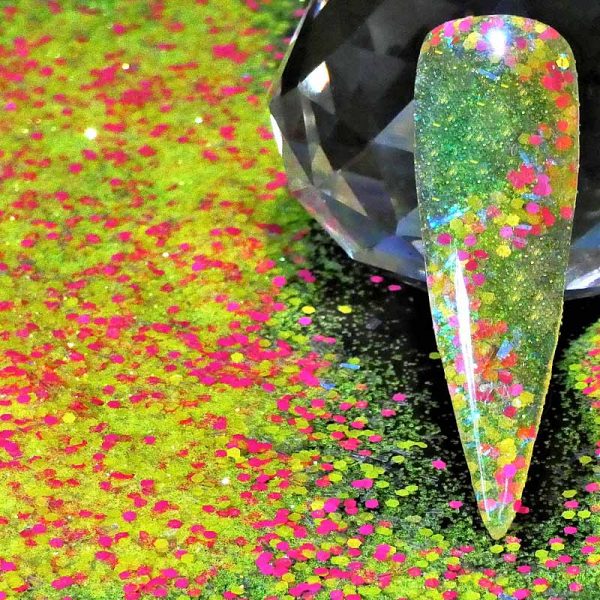 Rhubarb and Custard Glitter Mix