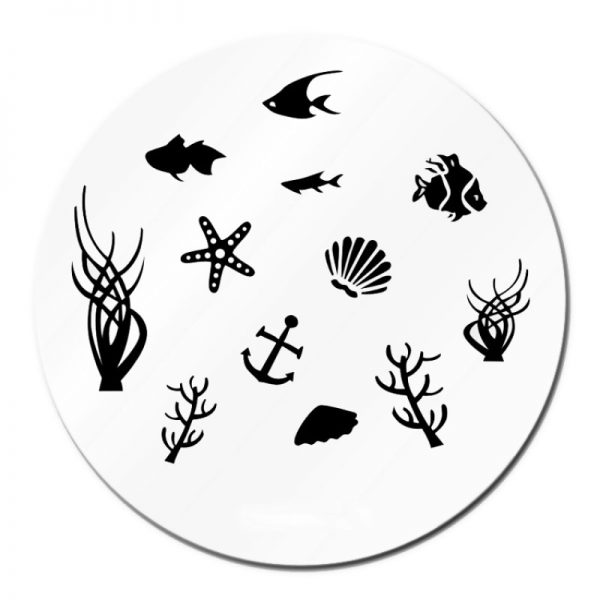 Sea Life Stamping Plate Design 012