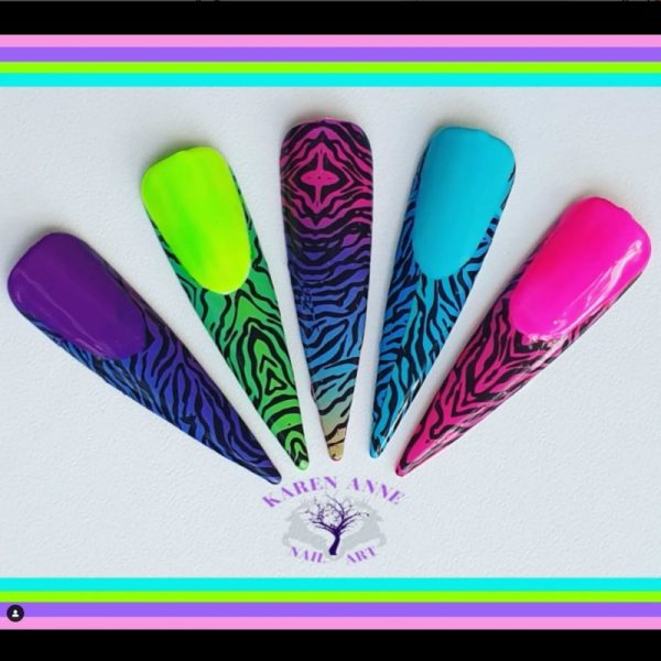 Tiger Print Nail Transfer Foil - Image 3