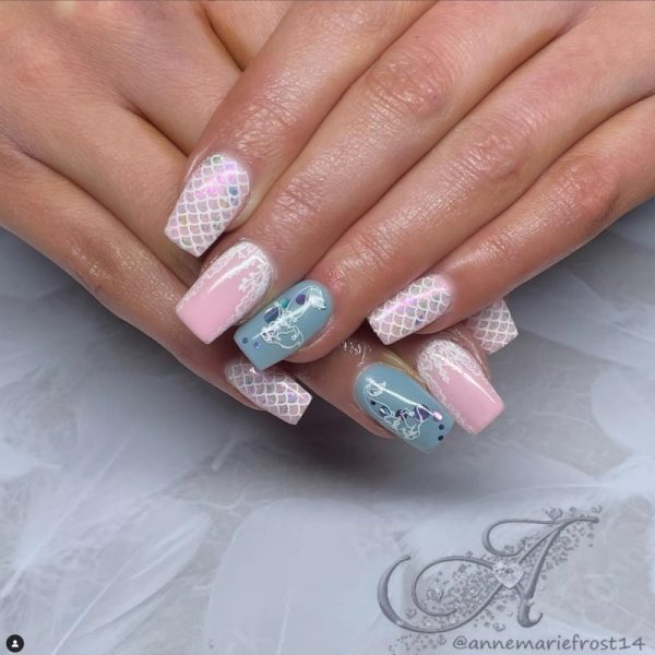 Chameleon Lilac to Aqua Dot Glitter Mix - Image 3