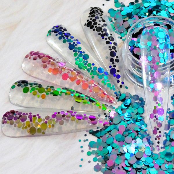 Chameleon Lilac to Aqua Dot Glitter Mix - Image 8