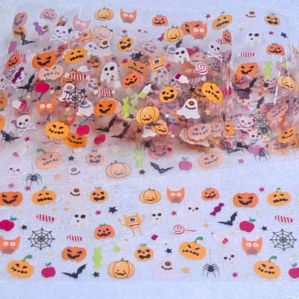 Halloween Nail Transfer Foil Design 2