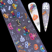 Halloween Nail Transfer Foil Design 4