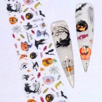 Halloween Nail Transfer Foil Design 7