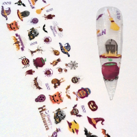 Halloween Nail Transfer Foil Design 8