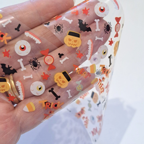 Halloween Nail Transfer Foil Design 10 - Image 2