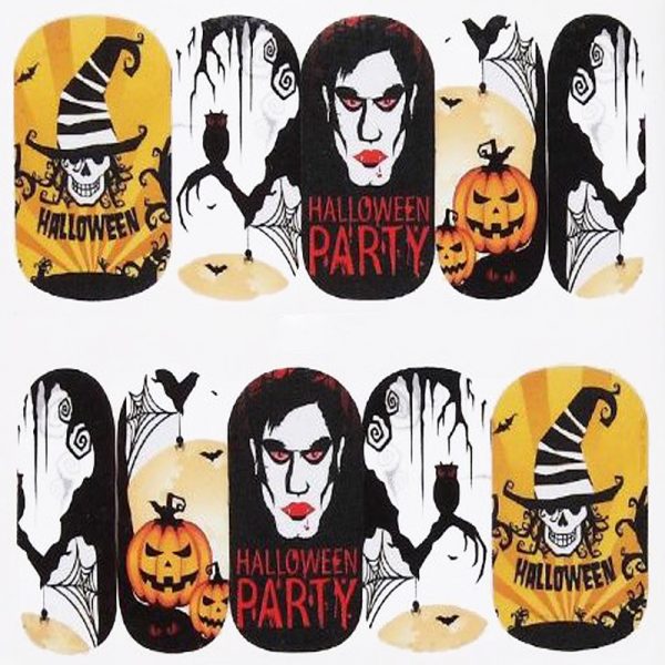 Halloween Water Decal Design 1081