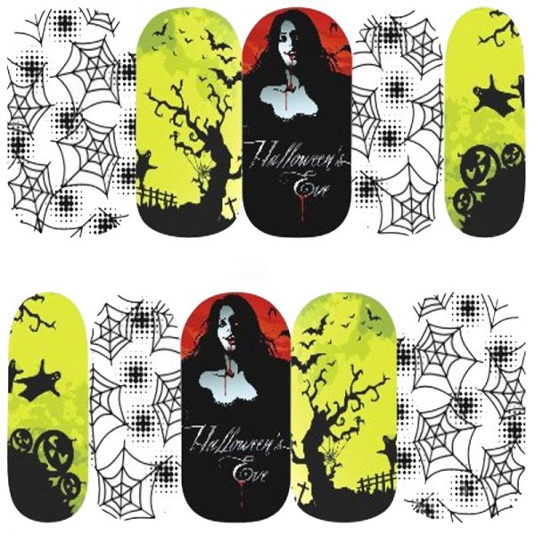 Halloween Water Decal Design 1084