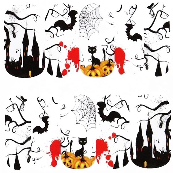 Halloween Water Decal Design 1090