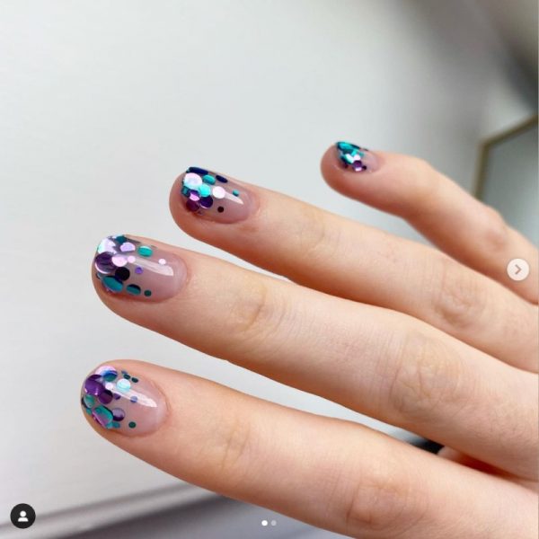 Chameleon Lilac to Aqua Dot Glitter Mix - Image 7