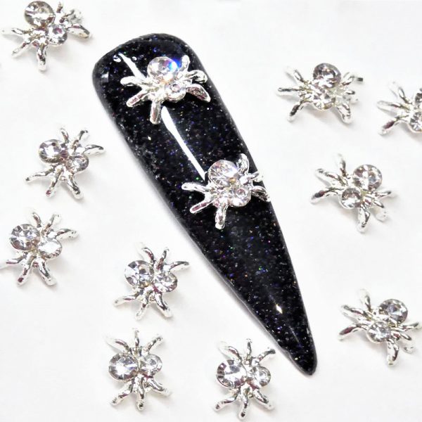 Spider Clear Crystal Alloy x 1 Piece Design 1