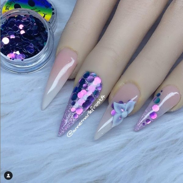 Chameleon Lilac to Aqua Dot Glitter Mix - Image 6