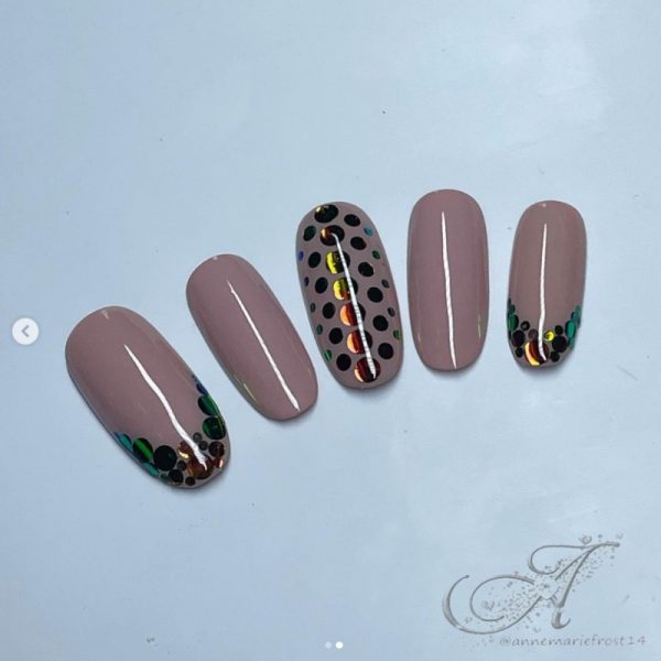 Chameleon Bronze to Gold and Green Dot Glitter Mix - Image 4