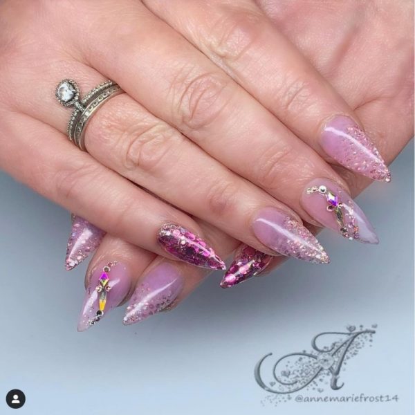 Chameleon Pink to Champagne Dot Glitter Mix - Image 7
