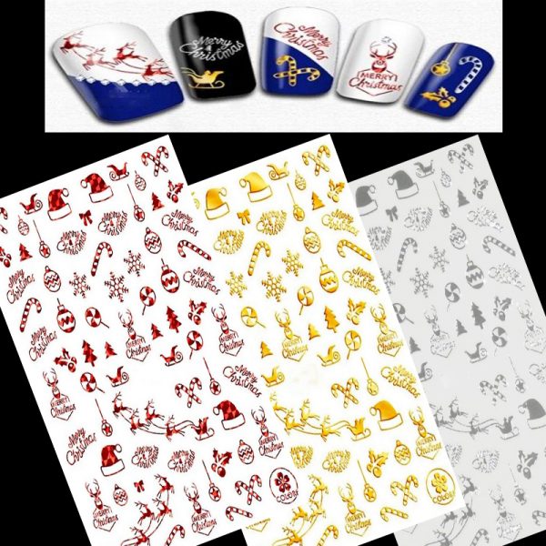 Christmas Nail Sticker Design 149