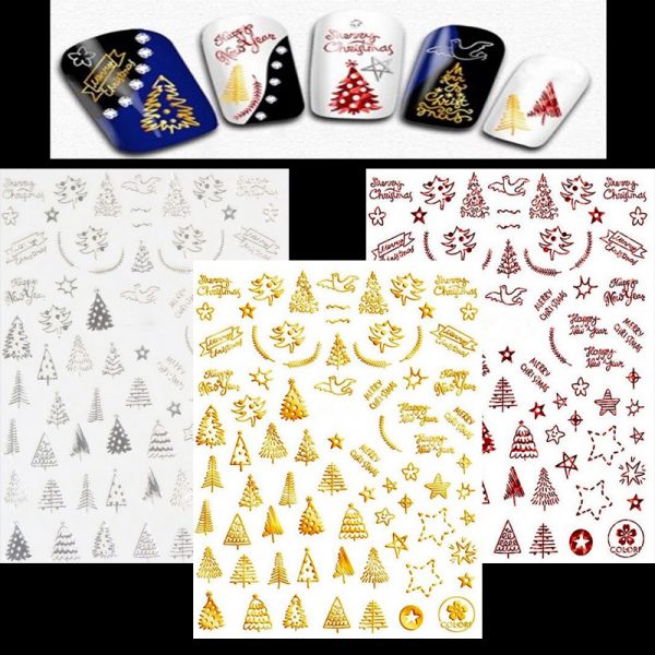 Christmas Nail Sticker Design 150