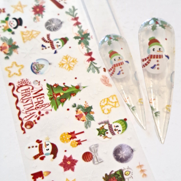 Christmas Nail Transfer Foil Design 1 - Image 2