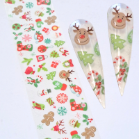 Christmas Nail Transfer Foil Design 2