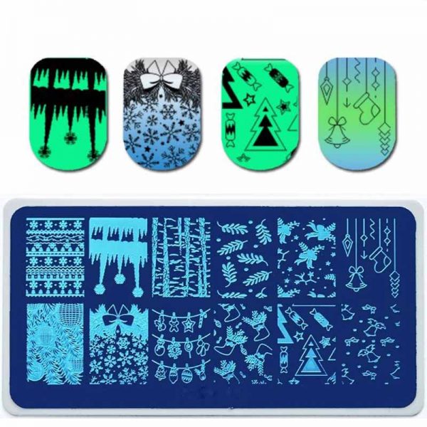 Christmas Stamping Plate 016