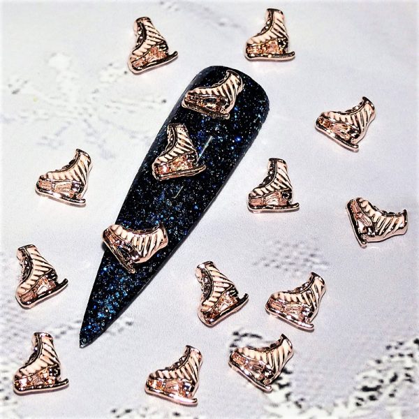 Ice Skating Boot Rose Gold x 1 Piece