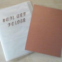 Nail Art Folder Rose Gold