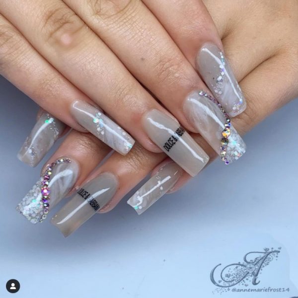 White Lace Glitter Mix - Image 5
