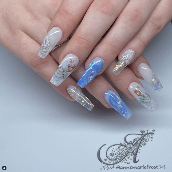 White Lace Glitter Mix - Image 3