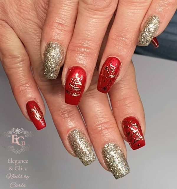 Christmas Nail Stickers Design 150 - Image 2