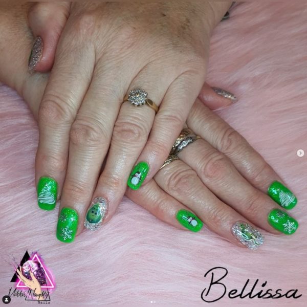 Christmas Nail Stamping Plate Design 08 - Image 2