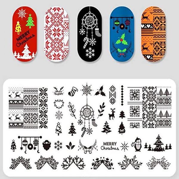 Christmas Stamping Plate Design 10