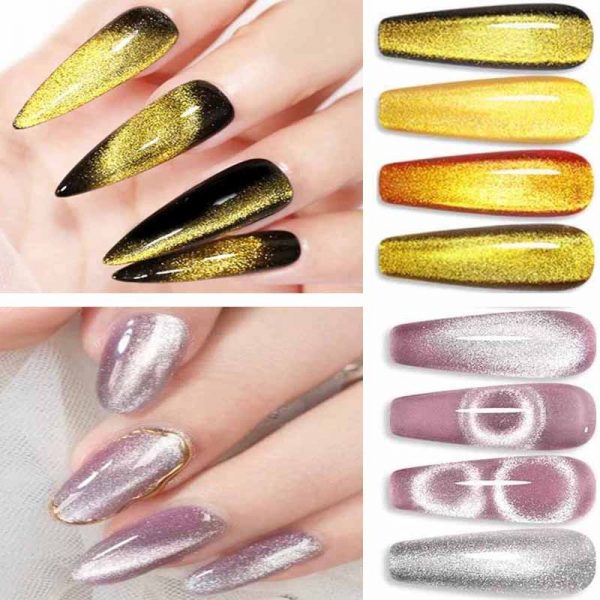 Cat Eye Nail Gel Polish Magnetic Soak Off
