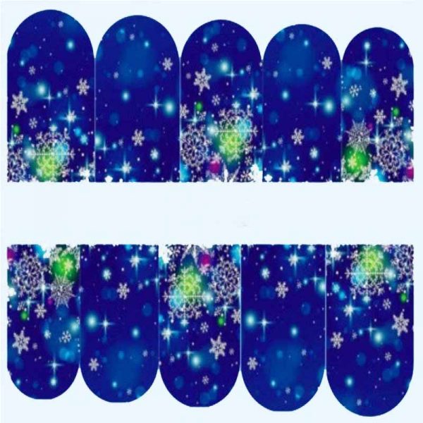 Christmas Snowflake Water Decal Design 210