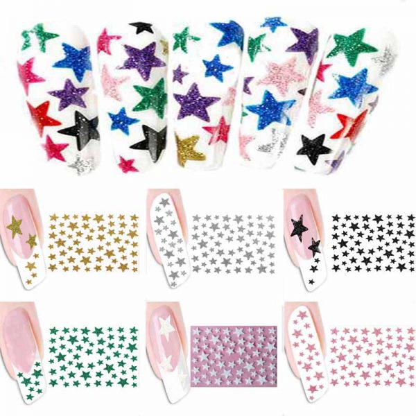 Glitter Stars Stickers