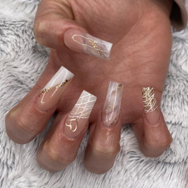 Champagne Holographic Tiny Mylar Shards - Image 2
