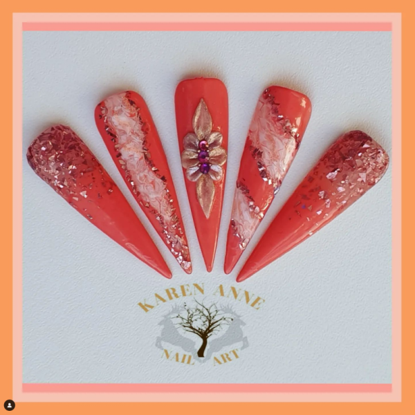 Pure Rose Gold Tiny Mylar Shards - Image 2