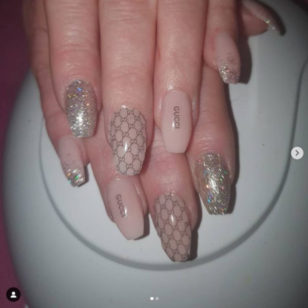 Designer Inspired Nail Art Stickers Design 290 - Image 2