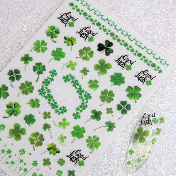 Four Leaf Clover St Patricks Day Stickers (1)