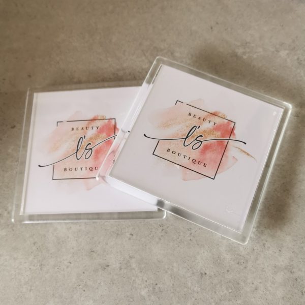 Personalised Custom Made Logo Drinks Coaster Mats - Image 2