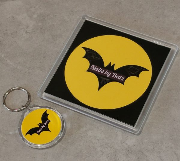 Personalised Logo Keyrings, Nail Tech Keyrings, Business Keyrings, Nail Salon Promotional Products - Image 5