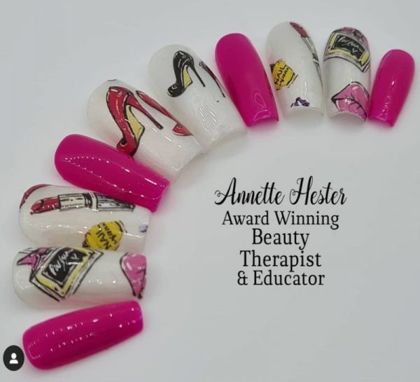 Valentines Nail Transfer Foil Design 1 - Image 2