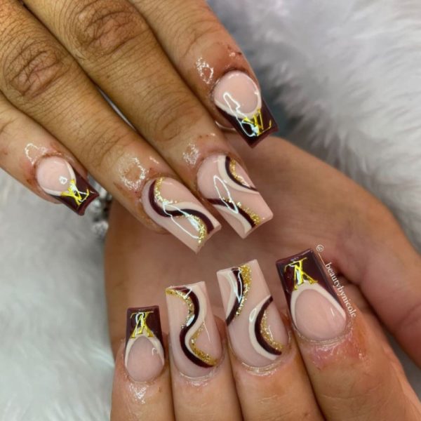 Designer Inspired Nail Art Stickers 24 Design Choices - Image 2