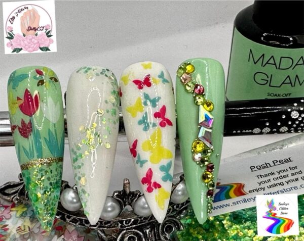 Butterfly Nail Transfer Foil Design 3 - Image 3
