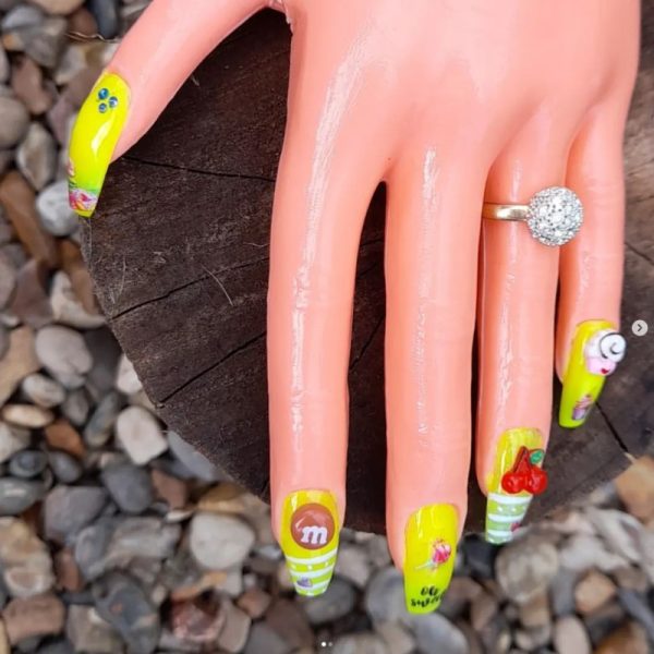 Sweets Cakes and Ice Cream Nail Art Stickers Design 47 - Image 2
