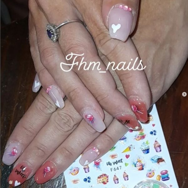 Sweets Cakes and Ice Cream Nail Art Stickers Design 47 - Image 4