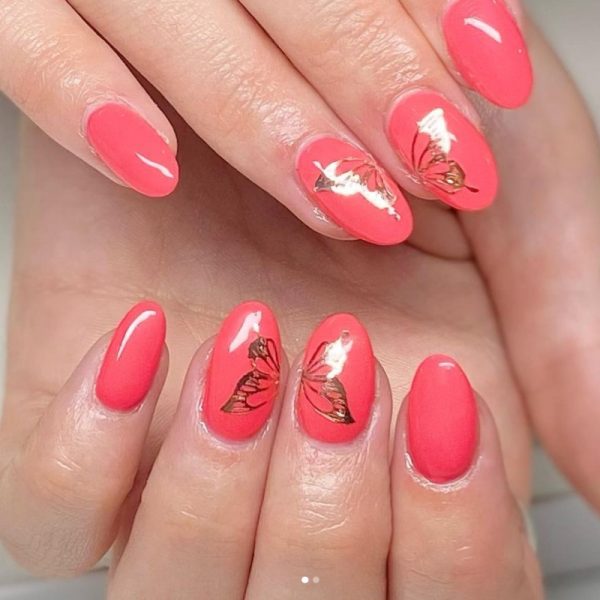 Butterfly Wings Nail Art Vinyl Stickers 36 Stickers Per Sheet 3 Size Variations 18 Colour Choices - Image 5