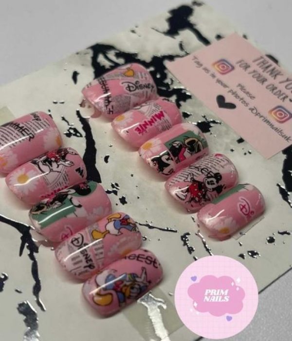 Designer Disney Inspired Nail Art Foil Design 3 - Image 2