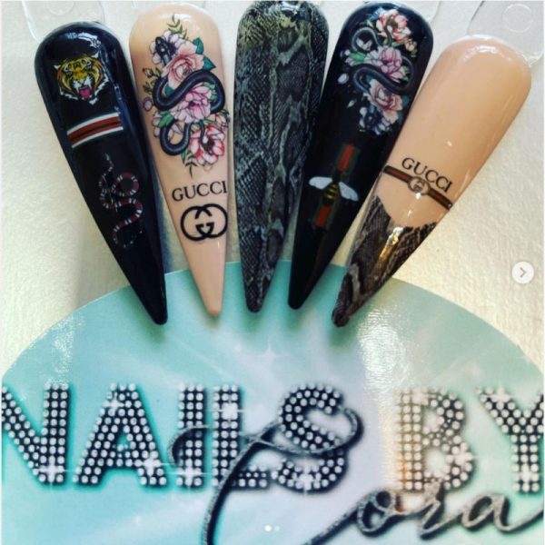 Snake Skin Nail Transfer Foil Design 8 - Image 2