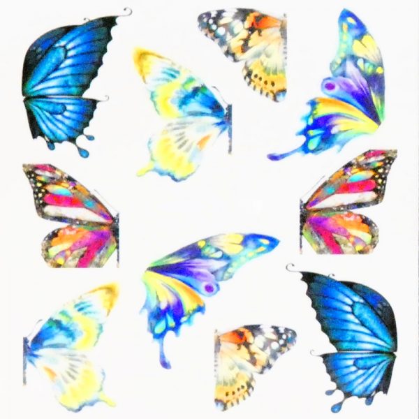 Butterfly Water Decal Design 1007